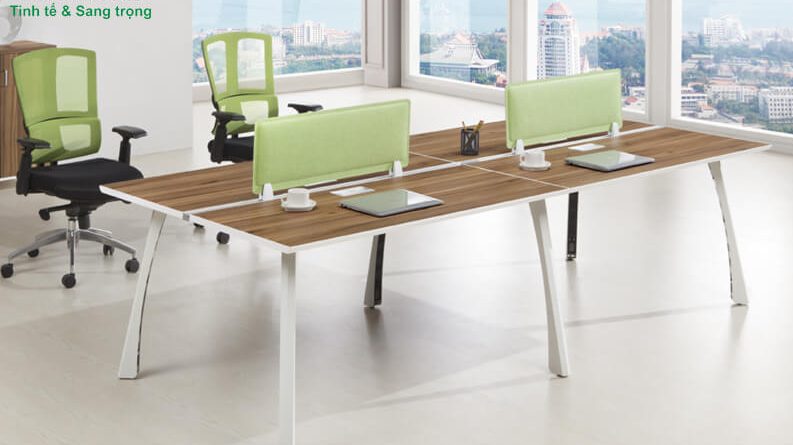 bàn làm việc 4 người