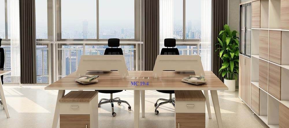 module bàn làm việc 4 người