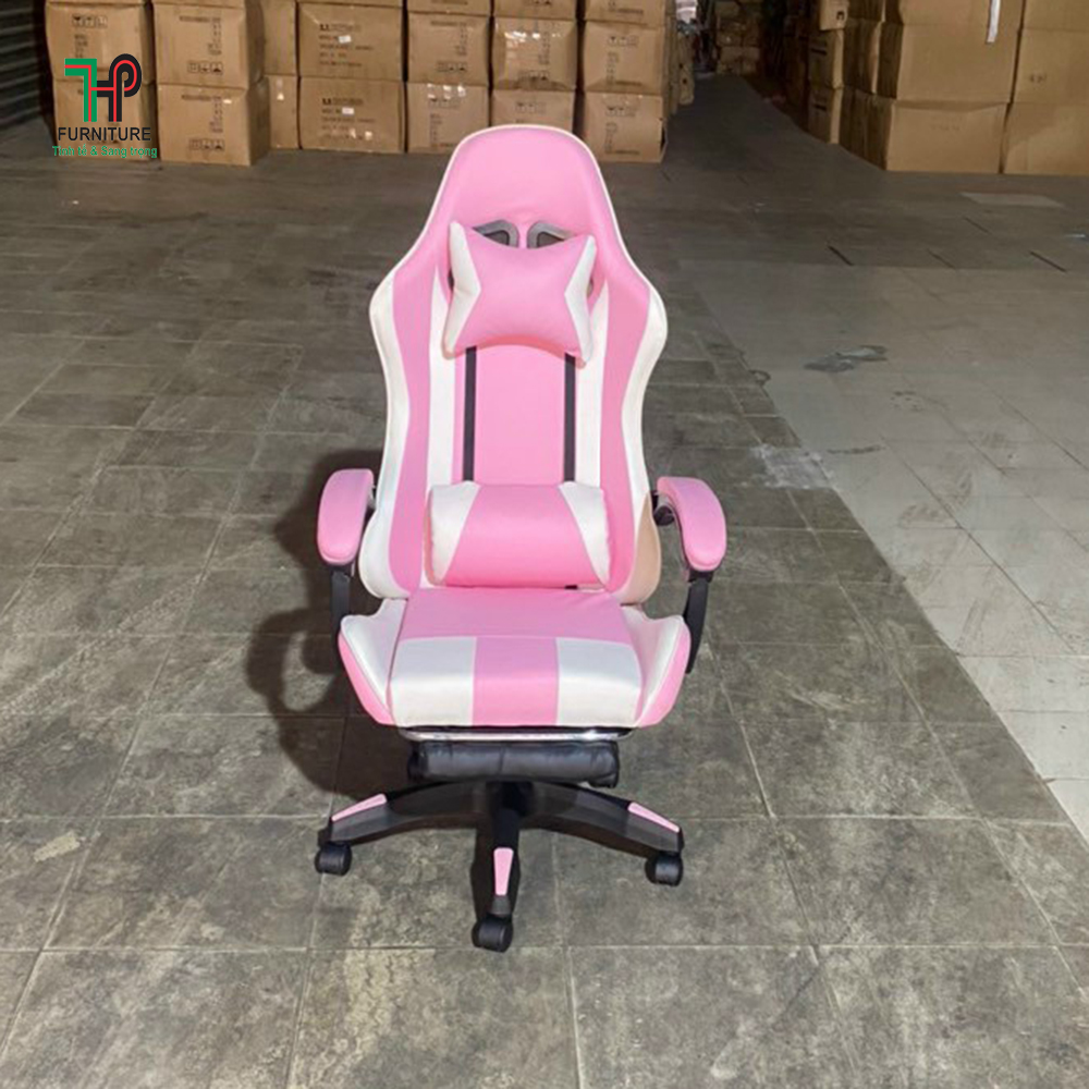 ghế game màu hồng