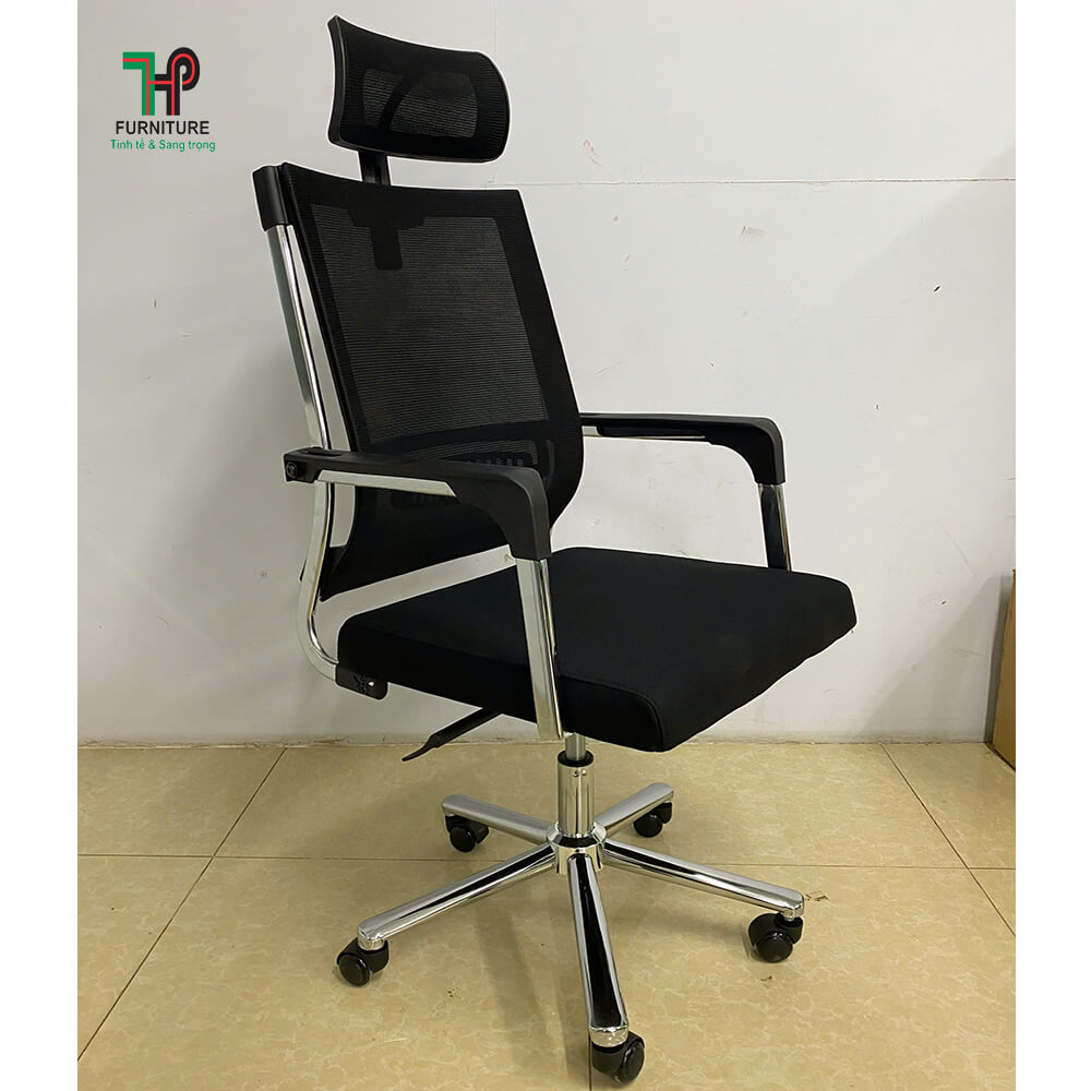 ghế lưới nhân viên có tựa đầu